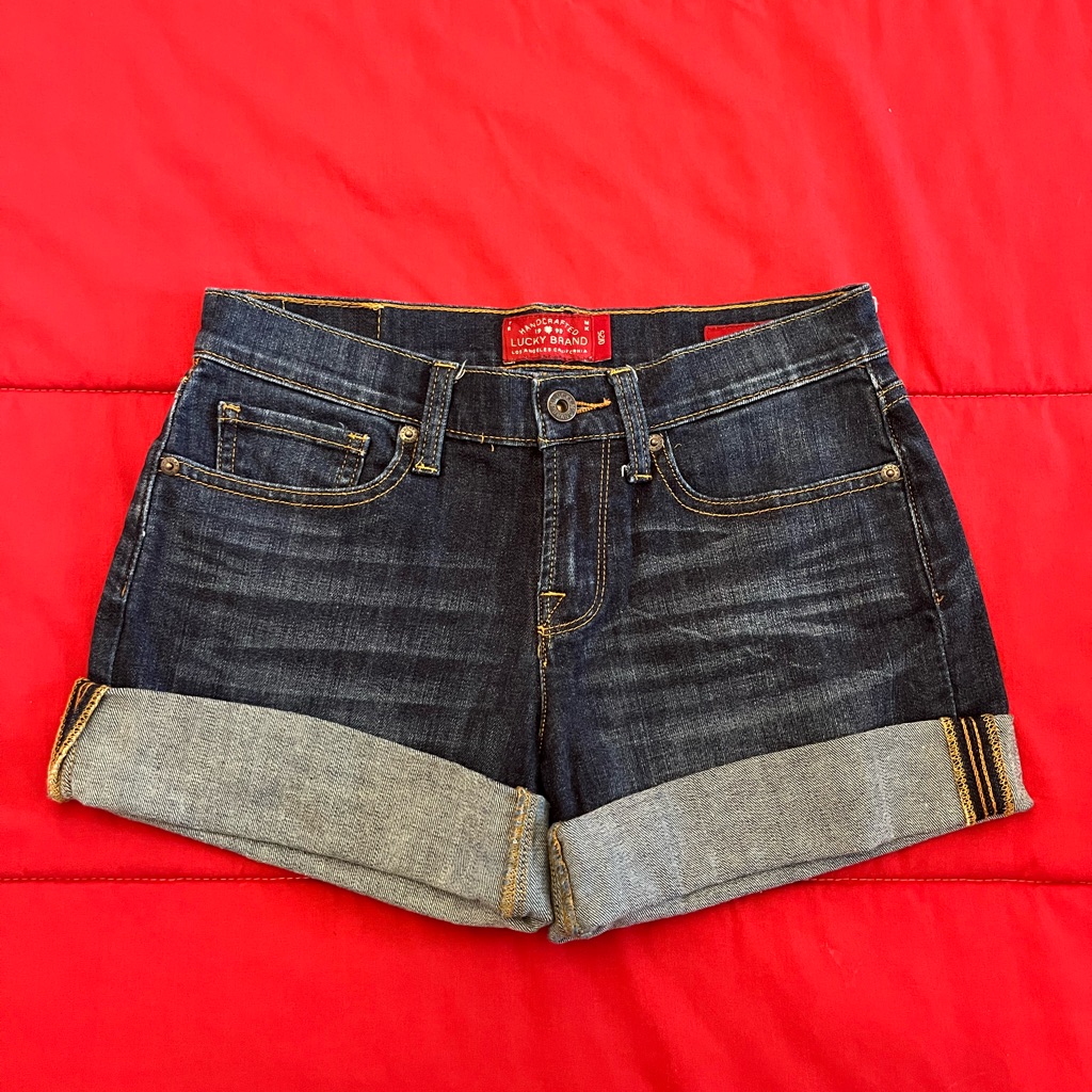 Lucky Brand Roll Up Denim Shorts